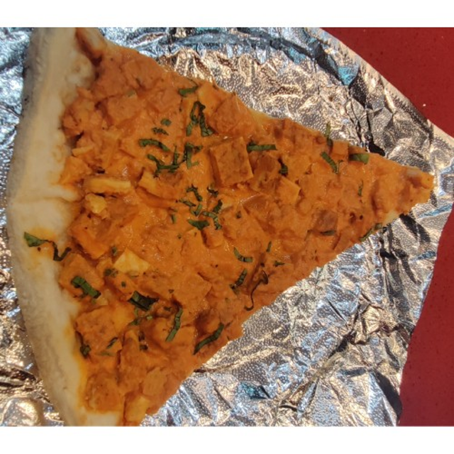 Chicken Vodka Pizza Slice.