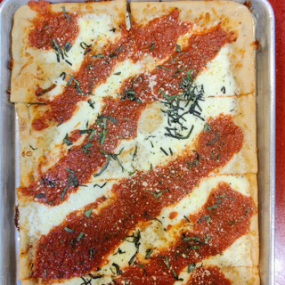 Grandma Cheese Pizza
