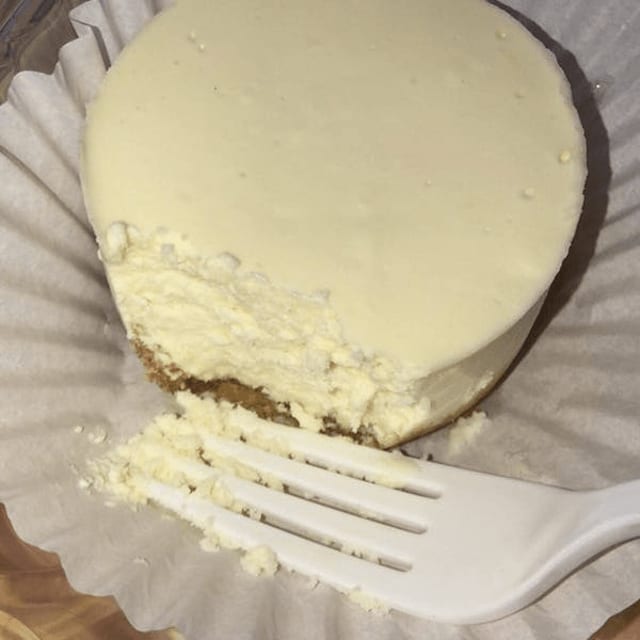 Mangia's Famous Cheesecake.